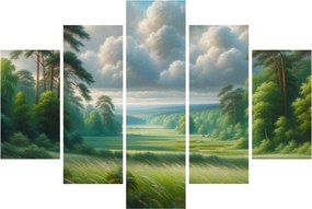 Kép - Zöld táj (150x105 cm)