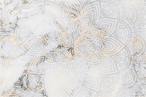 Egy fehér mandala képe (90x60 cm)