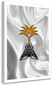 Gario Vászonkép Parfüm fehér háttéren - Rubiant Méret: 40 x 60 cm