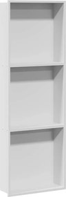 vidaXL Zuhany Niche Fehér 90 x 30 x 9,5 cm Rozsdamentes acél