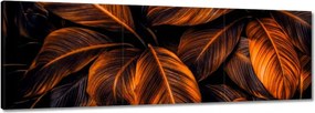 Vászonkép 120x40 Narancssárga levelek