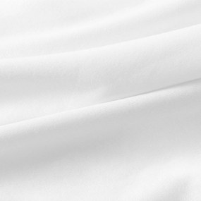 Goldea nem áteresztő jersey lepedő kiságyba - fehér 60 x 120 cm