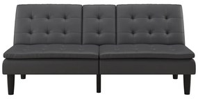 Szürke bőrutánzat kinyitható kanapé 191 cm Maine – Støraa