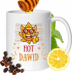 Bögre Dávid Barátnak Férjnek Nyomtatott Ajándék Fehér 330ml