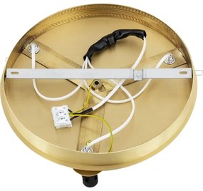 Argon 6290 - Mennyezeti lámpa FABIO 3xE14/7W/230V alabástrom arany