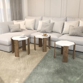 Lori - White, Walnut