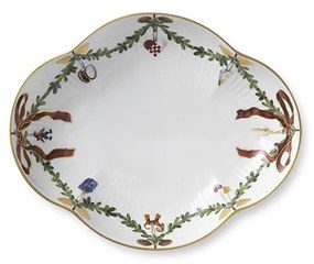 Talíř Star Fluted, 22 cm - Royal Copenhagen