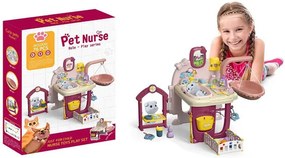 Játék állatgondozó szett, 72 részes