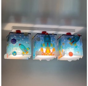 Dalber 63353 - Gyerek mennyezeti lámpa ROCKET 3xE27/15W/230V