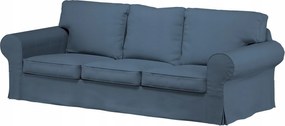 Ektorp 3 személyes kanapé huzat, összecsukható Ikea kék