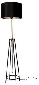 Fekete állólámpa (magasság 154 cm) Tegola – Candellux Lighting