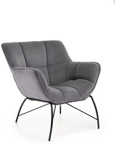 Fotel Betali (szürke + fekete). 1028142