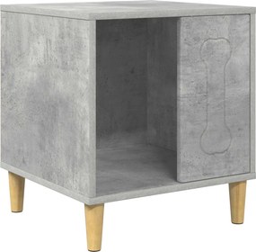 vidaXL Kutyaház Beton 44 x 42 x 49 cm Faanyag