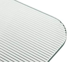 Borvörös dohányzóasztal üveg asztallappal 55x105 cm Kob – noo.ma