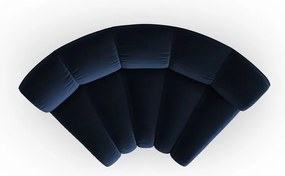 Kék bársony kanapé modul (variálható sarok) Lupine – Micadoni