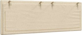 krémszínű szövet fejtámla párna Hanko 140 cm