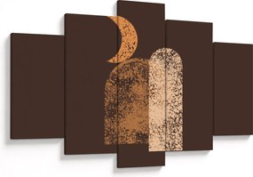 Kép - Narancssárga ívek N⁰2 (150x105 cm)