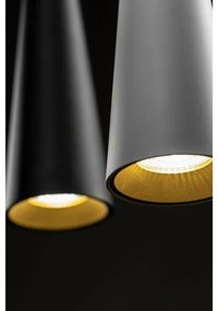 Lámpa Mennyezeti lámpatest EVI, 4410, AC220-240V, 50/60 Hz, GU10, max.40W , IP20, alumínium, egyes, fekete