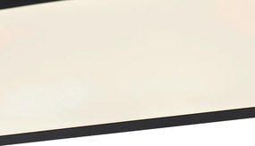 Modern mennyezeti lámpa fekete 120 cm beépített LED-del, dim to warm - Liv