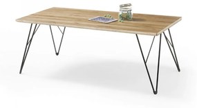 CASABLANCA dohányzó asztal olajozott csomós tölgyfa - 120x60cm