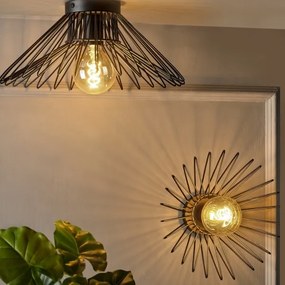 ONLI - Mennyezeti lámpa DUCCIO 1xE27/22W/230V átm. 30 cm fekete