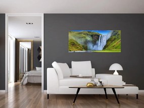 Kép - Seljalandsfoss vízesés (120x50 cm)