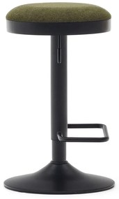 Sötétzöld bárszék szett 2 db-os 58 cm Zaib – Kave Home
