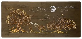 Li-Go 5478/DUB2 - Fényerőszabályozható LED fali dekoráció LED/24W/230V 130x60 cm tölgy