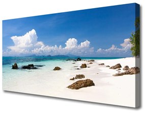Vászonfotó Strand, tenger, táj 120x60 cm