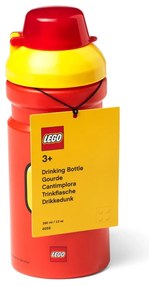 Iconic piros kulacs sárga kupakkal, 390 ml - LEGO®