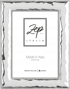 Fém képkeret 15x20 ezüst elegáns esküvői ajándék