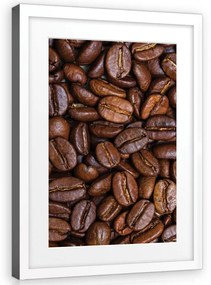 Vászonkép, Kávészemek, 75x100 cm méretben