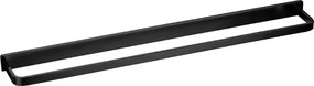 Törölközőtartó matt fekete 61 cm Omnires Darling DA70216BL