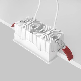 DL043-02-10W3K-D-SQ-WB Alfa LED Alumínium Süllyesztett Lámpa Fehér Színű LED 20 W 3000 Kelvin 900 Lumen IP20