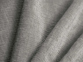 Világosszürke kárpitozott ágyneműtartós franciaágy ágyráccsal 200x200 cm Ovalo – Micadoni