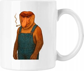 Építkezés Mém Majom Janusz Bögre 1 Fehér 330ml