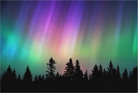 Flizelin tapéta Divatos 3D fali ragasztóval Varázslatos égbolt 104x70 Ragasztó