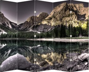Paraván - Tó a hegyekben (210x170 cm)