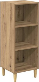 vidaXL Széf Artisan tölgy 34,5 x 32,5 x 90 cm Faanyag