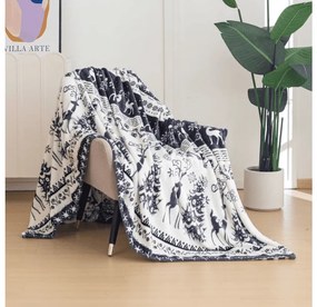 Mikroplüss takaró WINTER DEER, szürke Méret: 150 x 200 cm