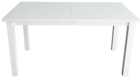 Összecsukható LIAM étkezőasztal, fehér