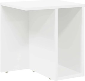 vidaXL Végasztal Fehér 37 x 32 x 40 cm Faanyag