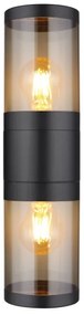 Globo 32014-2BS - Kültéri fali lámpa XELOO 2xE27/60W/230V IP44