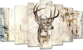 Vászonkép 140x80 Szarvas agancsok