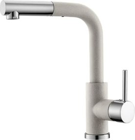 LUX Metalac Xgranit Mosogató Csaptelep - Bézs