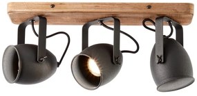 Brilliant - CROWTON spotlámpa 3xGU10/6W/230V fenyő