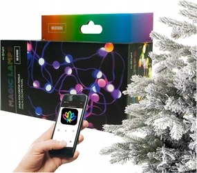 Karácsonyi Led lámpák Mágikus girland Rgb Színes gyöngy Smart vezérlés