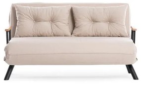 2 személyes kanapéágy Homoko v2 2-Seater - Krém