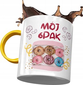 Bögre Sárga Vicces Az Én 6db-os Csomagom Nyomtatott Fotóval