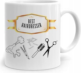 Barbera Best Hairdresser Fodrász Bögre fényképes nyomtatással
